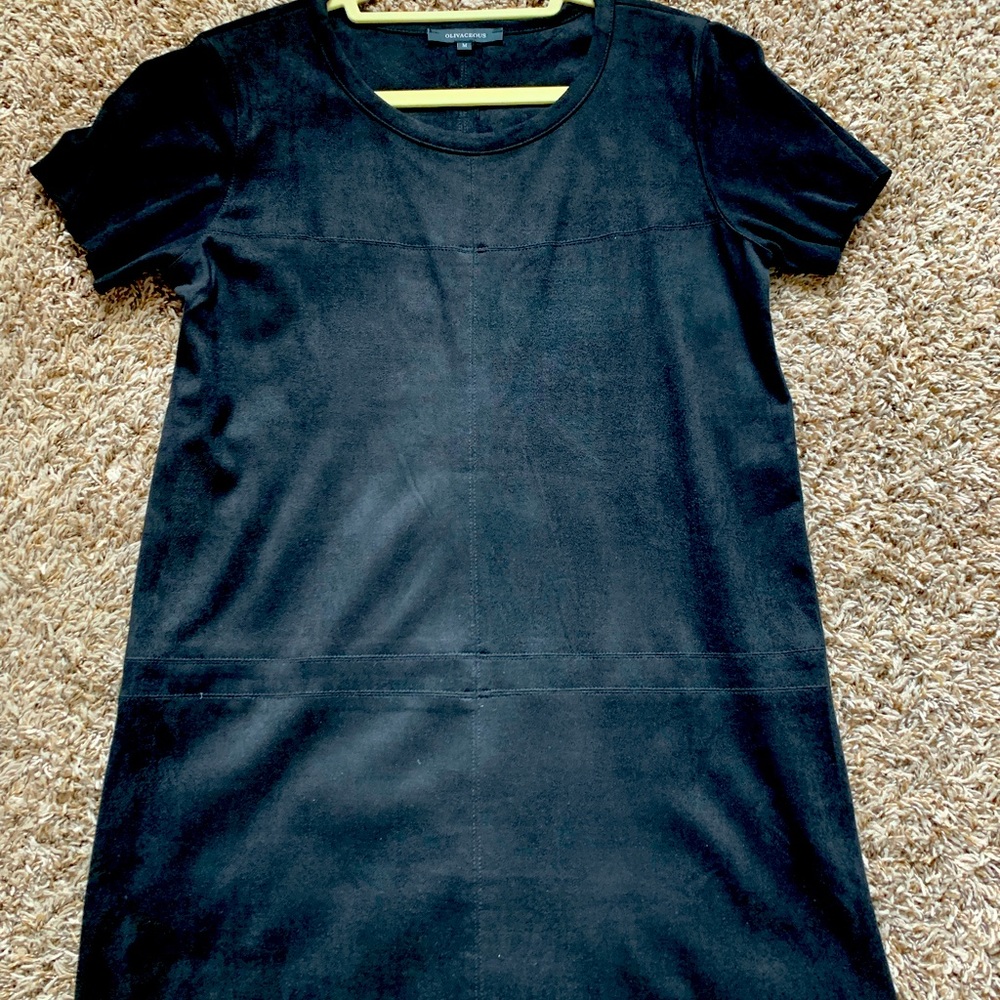 Shirt dress in black size medium
